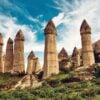 Unique Geological Formations In Love Valley In Cappadocia